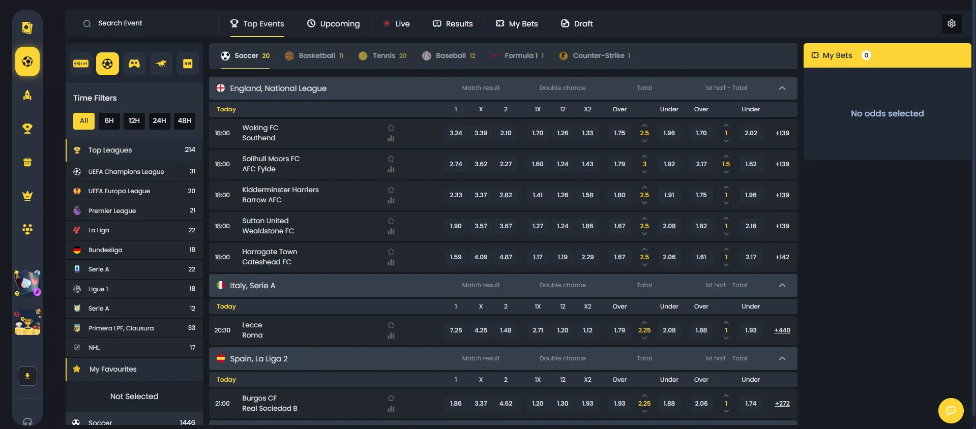 Sports Betting at Cocobet